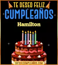 GIF Te deseo Feliz Cumpleaños Hamilton